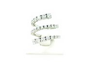 Ringe Sangiorgi Preziosi Dame in Weißgold Diamante 2.54 Ct SPIRALE-30112022 - SPIRALE-30112022